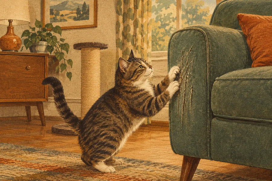 How to Stop Cats Scratching Furniture at Home