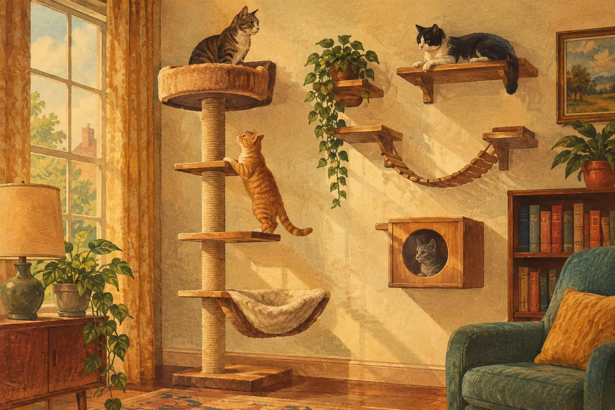 How to Create Vertical Space for Cats at Home