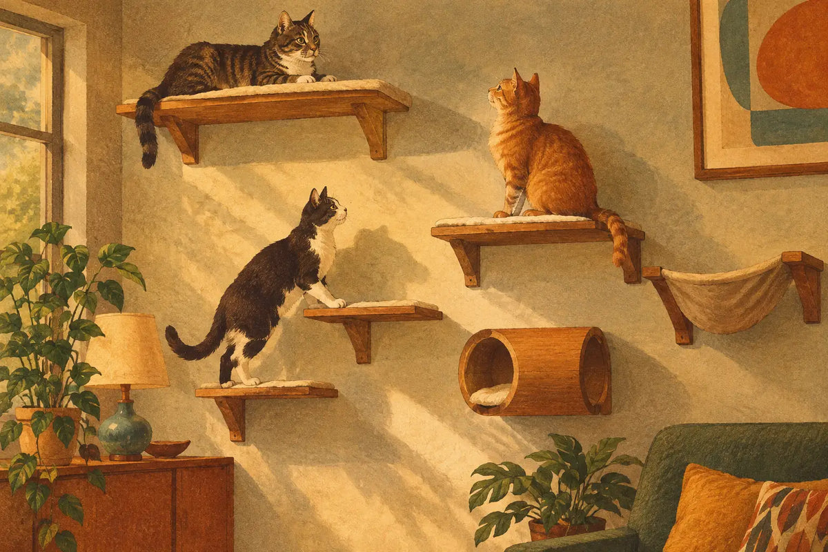 Best Wall Mounted Cat Shelves for Indoor Cats