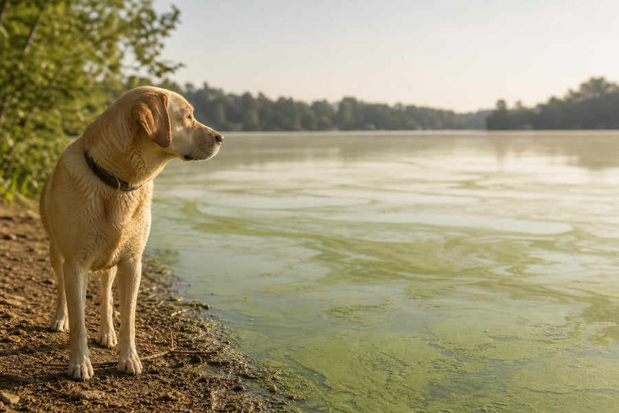 Pet Hub editorial image for Are Algae Blooms Dangerous for Dogs