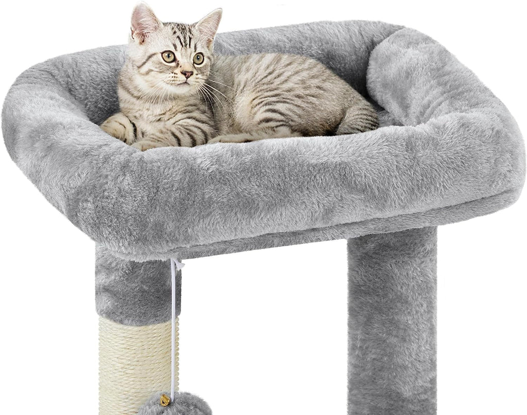 Plush Cat Tree with Cozy Condo
