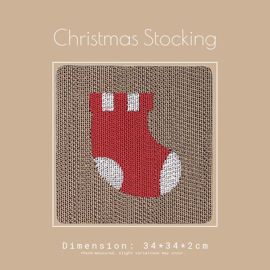 Paperpark Single-Sided Cat Scratcher (Christmas)