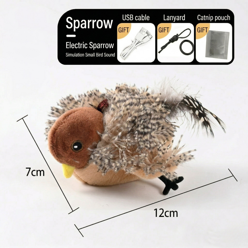 Flapping Bird Hunting Toy for Cats