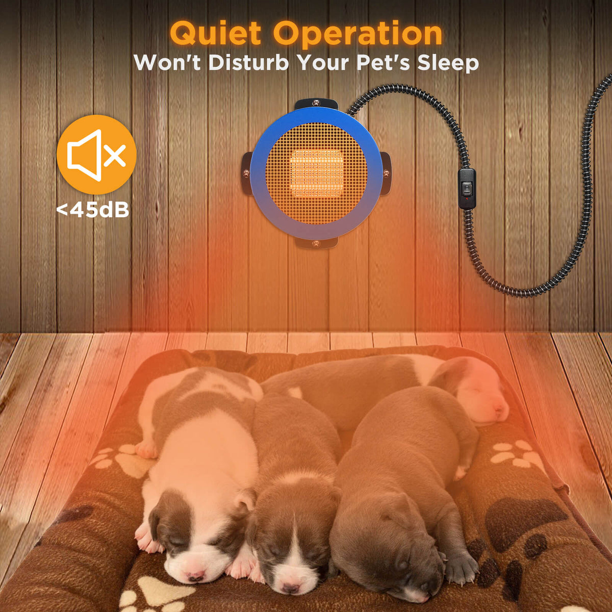 Neighborhood DH400A Indoor Pet House Heater for Dogs & Cats