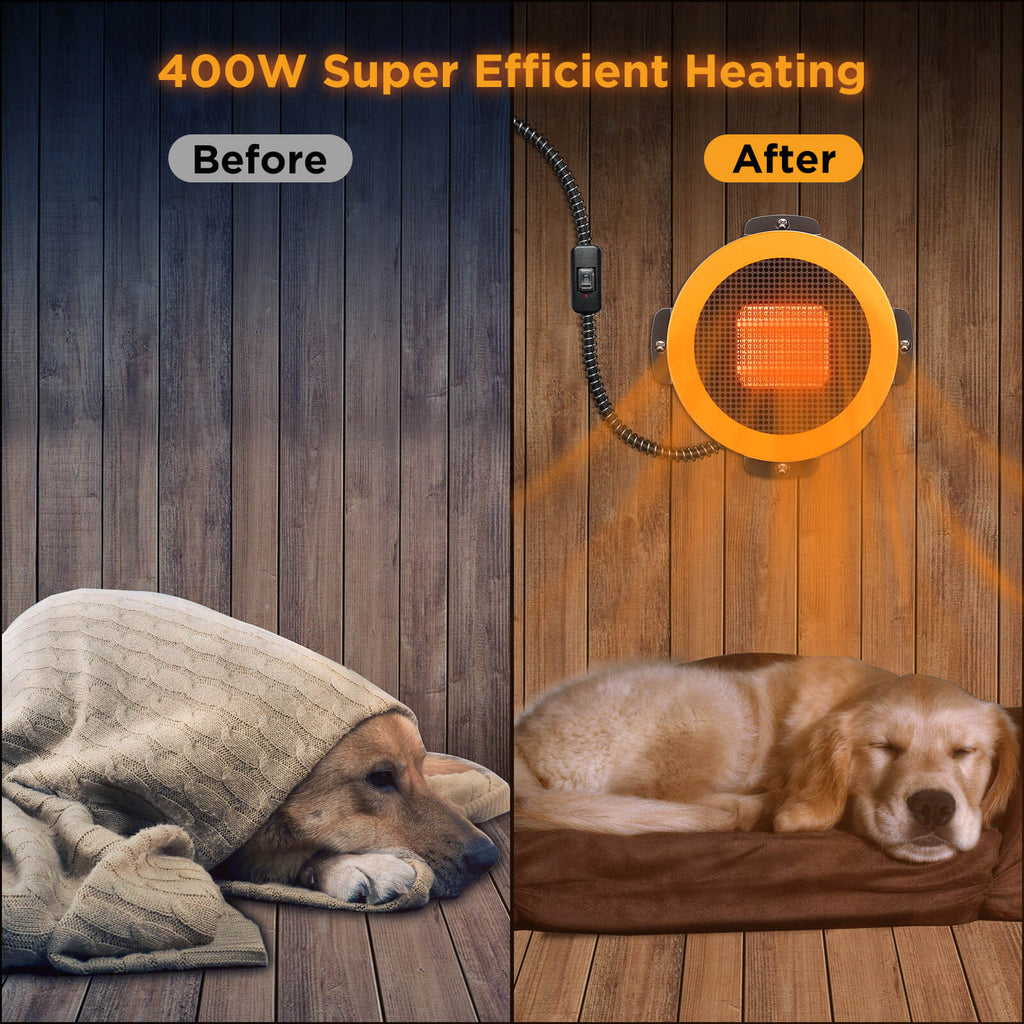 Neighborhood DH400A Indoor Pet House Heater for Dogs & Cats