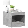 Vidaxxl cat litter cabinet 47x59x42 cm engineered wood concrete gray