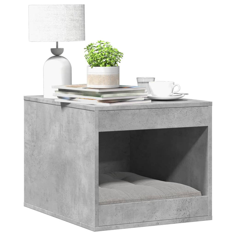 Vidaxxl cat litter cabinet 47x59x42 cm engineered wood concrete gray