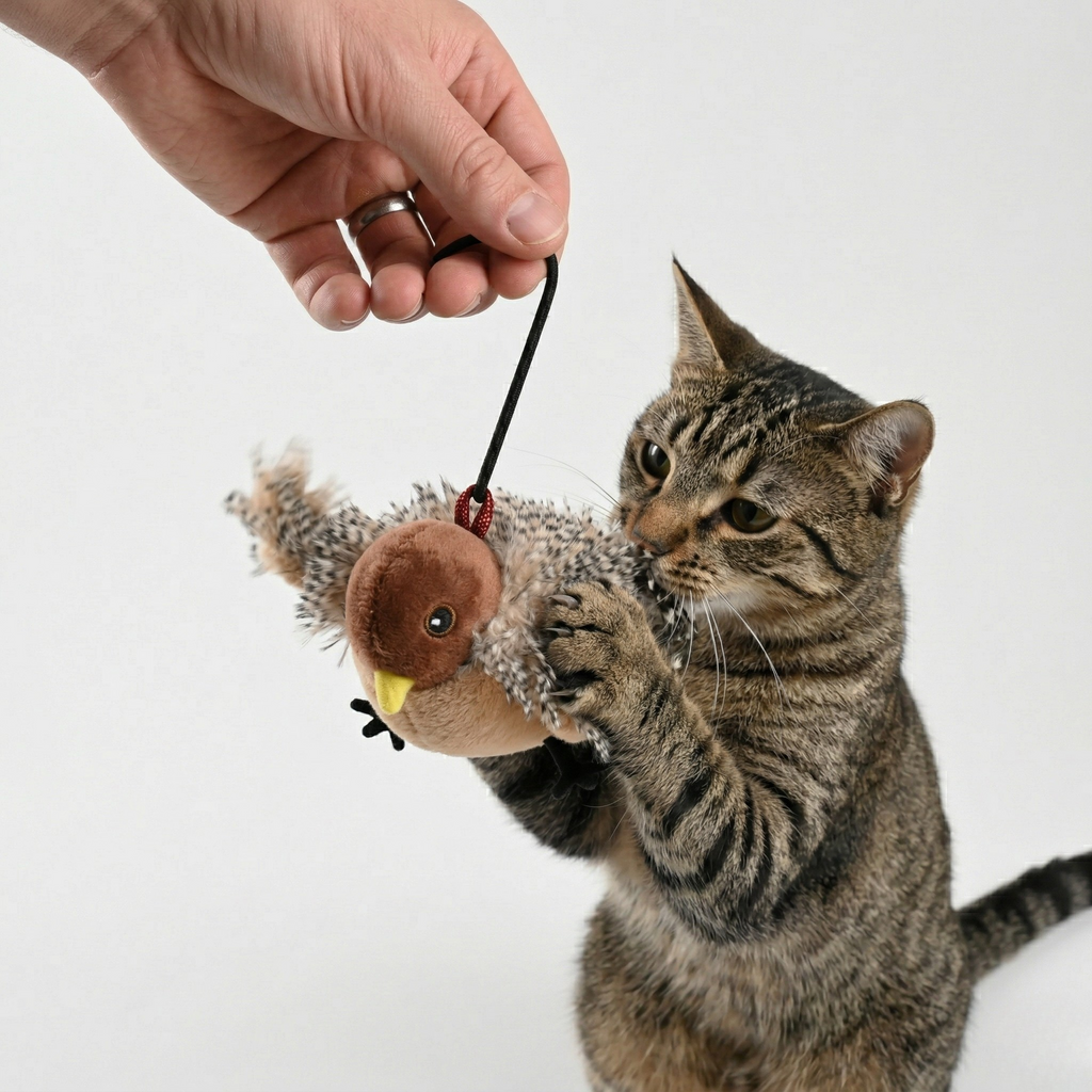 Flapping Bird Hunting Toy for Cats