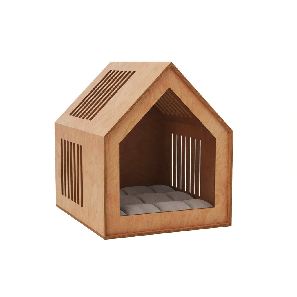 Modern Wooden Pet House for Large Dogs & Cats