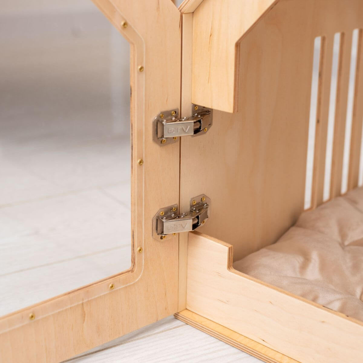 Modern Wooden Pet House for Large Dogs & Cats