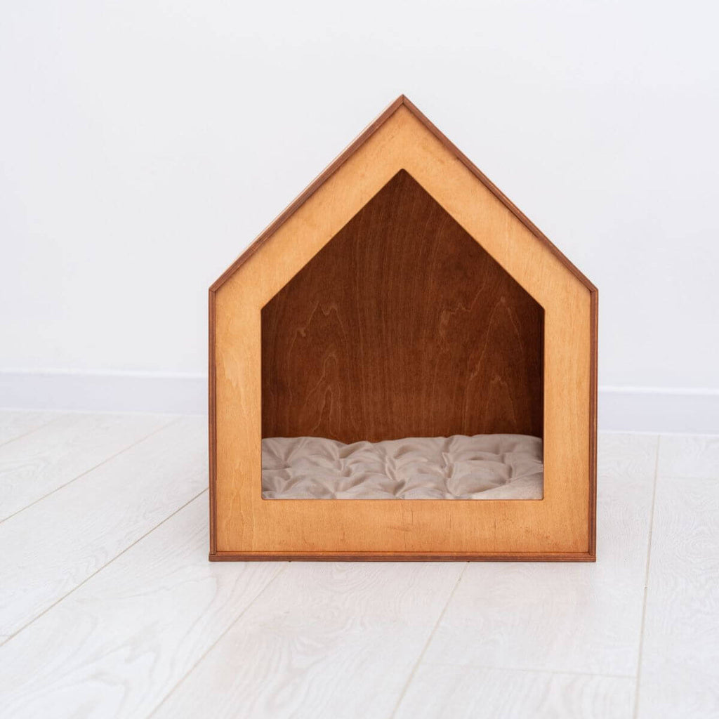 Modern Wooden Pet House for Large Dogs & Cats