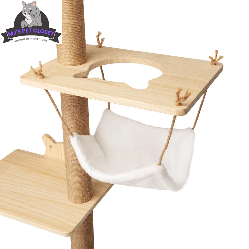 Darkiel 7-Piece Wall-Mounted Cat Climbing Tower