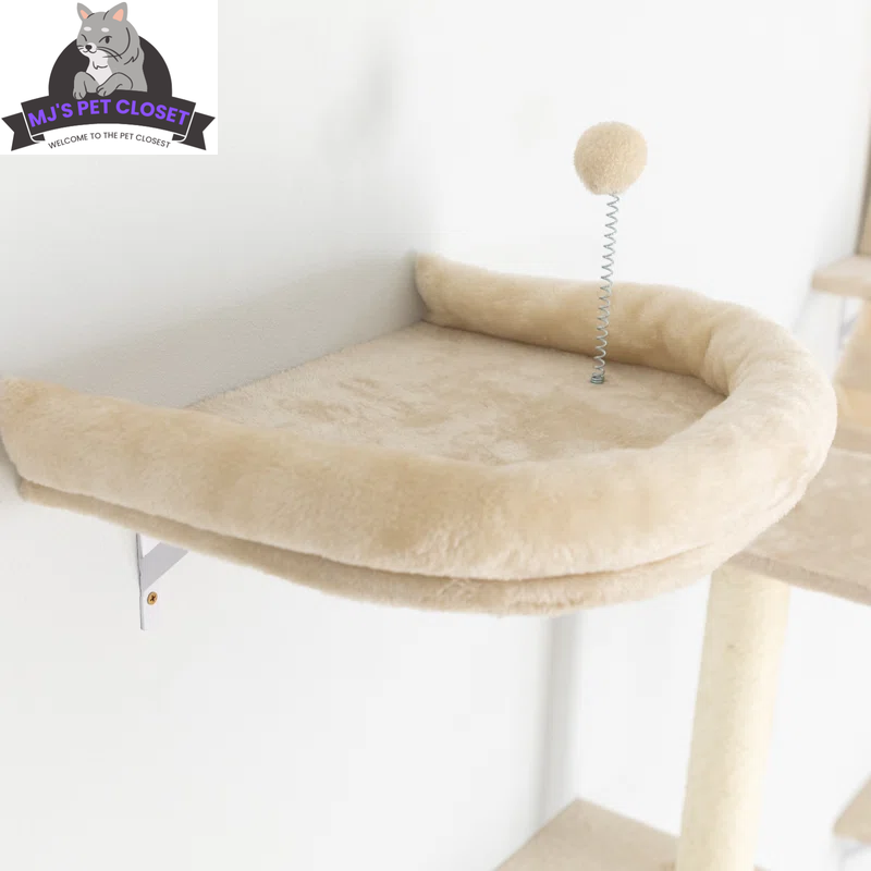 Darkiel 7-Piece Wall-Mounted Cat Climbing Tower